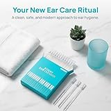 Sticky Cleaning Ear Stick, Gentle Reusable Soft Spiral Head Adhesive Ear Pick for Safe Ear Cleaning, with Gentle Removal Stick for All Ages (4mm-24 pcs)