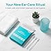 Sticky Cleaning Ear Stick, Gentle Reusable Soft Spiral Head Adhesive Ear Pick for Safe Ear Cleaning, with Gentle Removal Stick for All Ages (4mm-24 pcs)