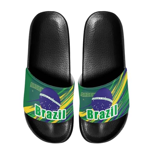 Image of Open Toe Slippers for Women Rubber Slides Womens Sandal Slippers