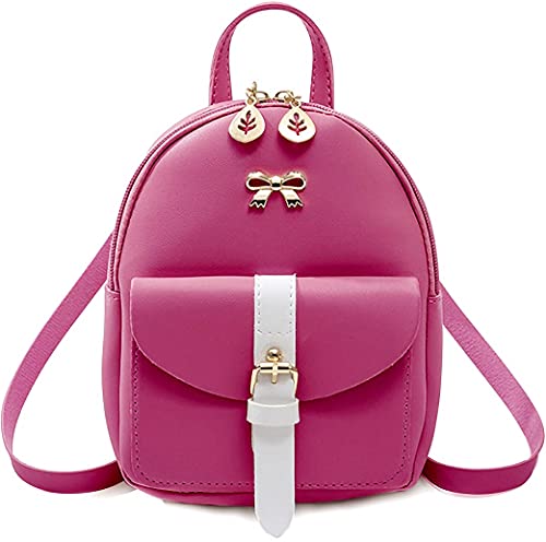 Image of NUWA Mini Backpack Purse for Women & Teen Girls, Cute Crossbody Bag for Cell Phone, Lightweight Travel Daypack, Ideal Present for Her(Rosy1)