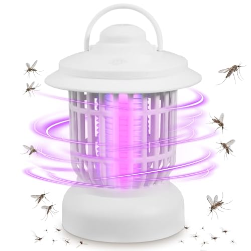 フライランプリペラー | 静音で安全な家庭用電動虫除けライト | 屋外床置きライト ハエ対策に最適な携帯型デザイン