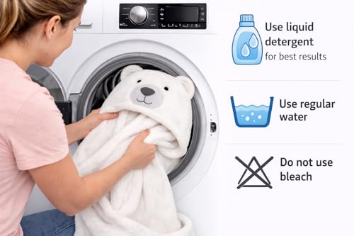 Image of First Kick New Born Baby Blanket Pack of Super Soft Bathrobe Wrapper Bath Towel for Boys, Girls, Babies (White Dog, Length 82 cm x Width 82 cm, 0-12 Months)
