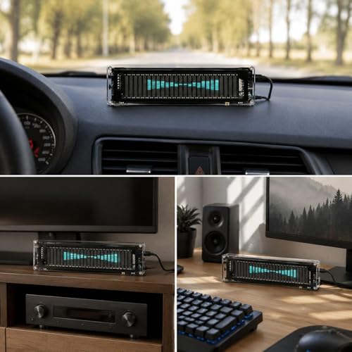 Indicador de nivel de audio para música, analizador de audio musical miniatura 2