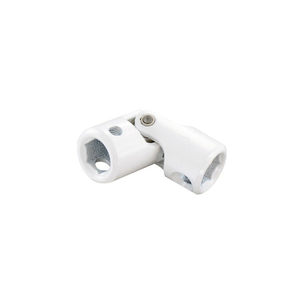 Genouillère 6 pans / 6 pans 10mm blanc VYNEX pour volet roulant - 310178100061