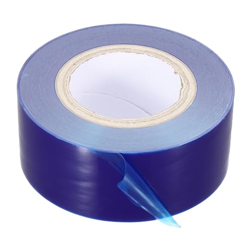 Image of PATIKIL Removable Protective Film Tape, 2.4 Inch x 656 ft PE Surface Protective Scratch Film Tape Roll for Furniture Electrical Appliances Plastic Hardware Low Stickiness, Blue