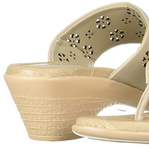 Image of BING BANG Women's Synthetic Slip-on Platform Heel Sandals