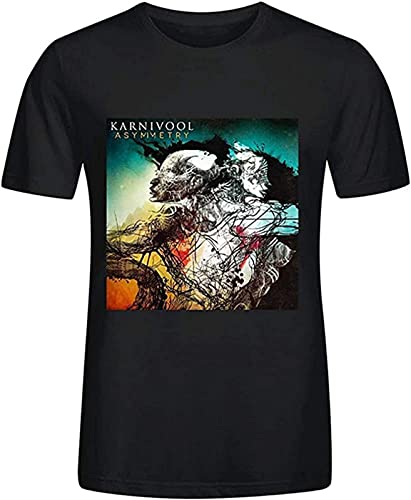 Photo de Jacklin Mayfield Karnivool Asymmetry Men T-Shirt Printed Camiseta Black Tee Top XL