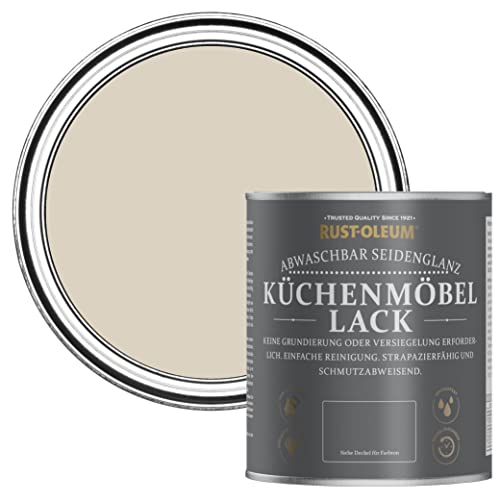 Rust-Oleum abwaschbare Küchenschrankfarbe in beige mit Seidenglanz Finish - Jute 750ML
