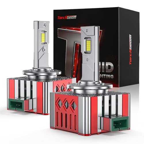 Image of Torchbeam D3S HID Bulbs, 6000K Cool White IP68 Waterproof 66340 42403 42302 for D3s HID Xenon Bulbs, 3 Mins Install Pack of 2