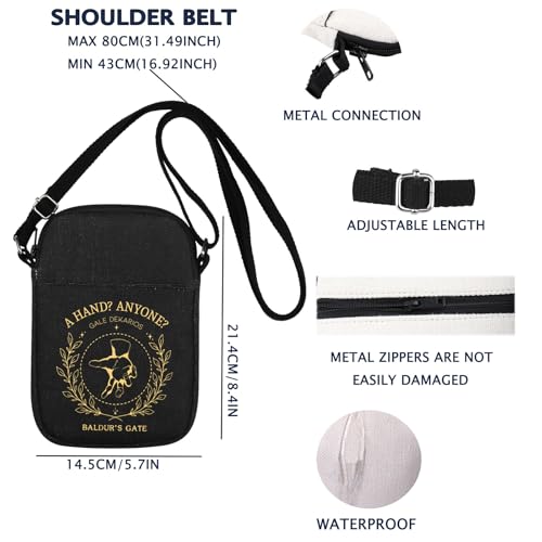 Game Inspired Crossbody Bag Role Playing Gamer Gifts2