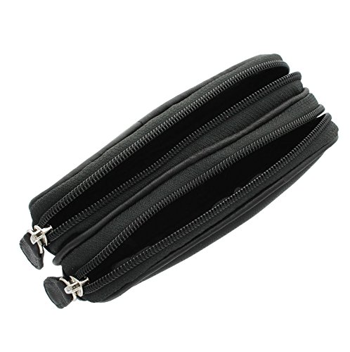 Double étui à lunettes en cuir de vachette véritable haut de gamme modèle 4301_21 - 3