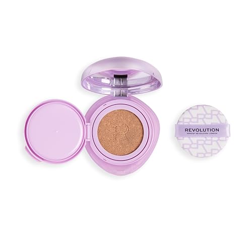 Revolution Superdewy Cushion Foundation – Medium Tan Cool, Hydrating
