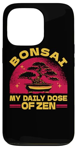 BONSAI 盆栽の木、盆栽の植物、盆栽の植木鉢、盆栽 スマホケース iPhone 13 Pro 用