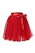 Produktbild Babyonline® Damen Prinzessin Falten Rock Vintage Kleid Spitzen Rock Midirock Ballettrock Tüllrock Unterrock Knielang, Rot, One Size / Einheitsgröße