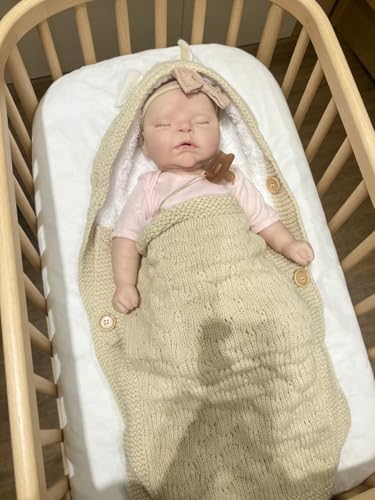 Muñeca bebé reborn silicone 22" 10 lbs DangTpor miniatura 4
