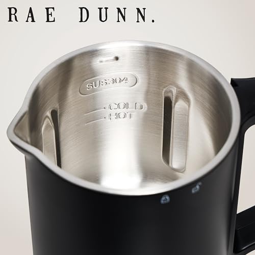 Rae Dunn 8-in-1 Nut & Plant Milk Maker – Almond, Oat, Soy & More – 800ml Cold / 700ml Hot – Automatic, Delay Start, Self-Clean – Includes Stirrer, Measuring Cup & Brush, Black by Rae Dunn - Image 7