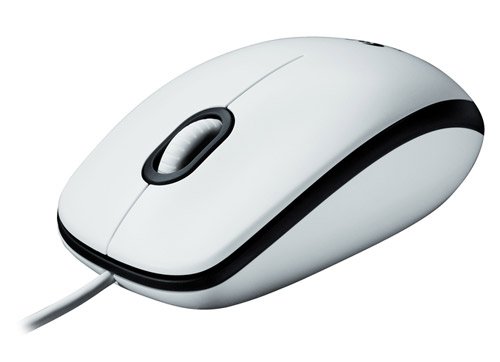 Logitech® Mouse M100 - White - USB - N/A - EWR2-934