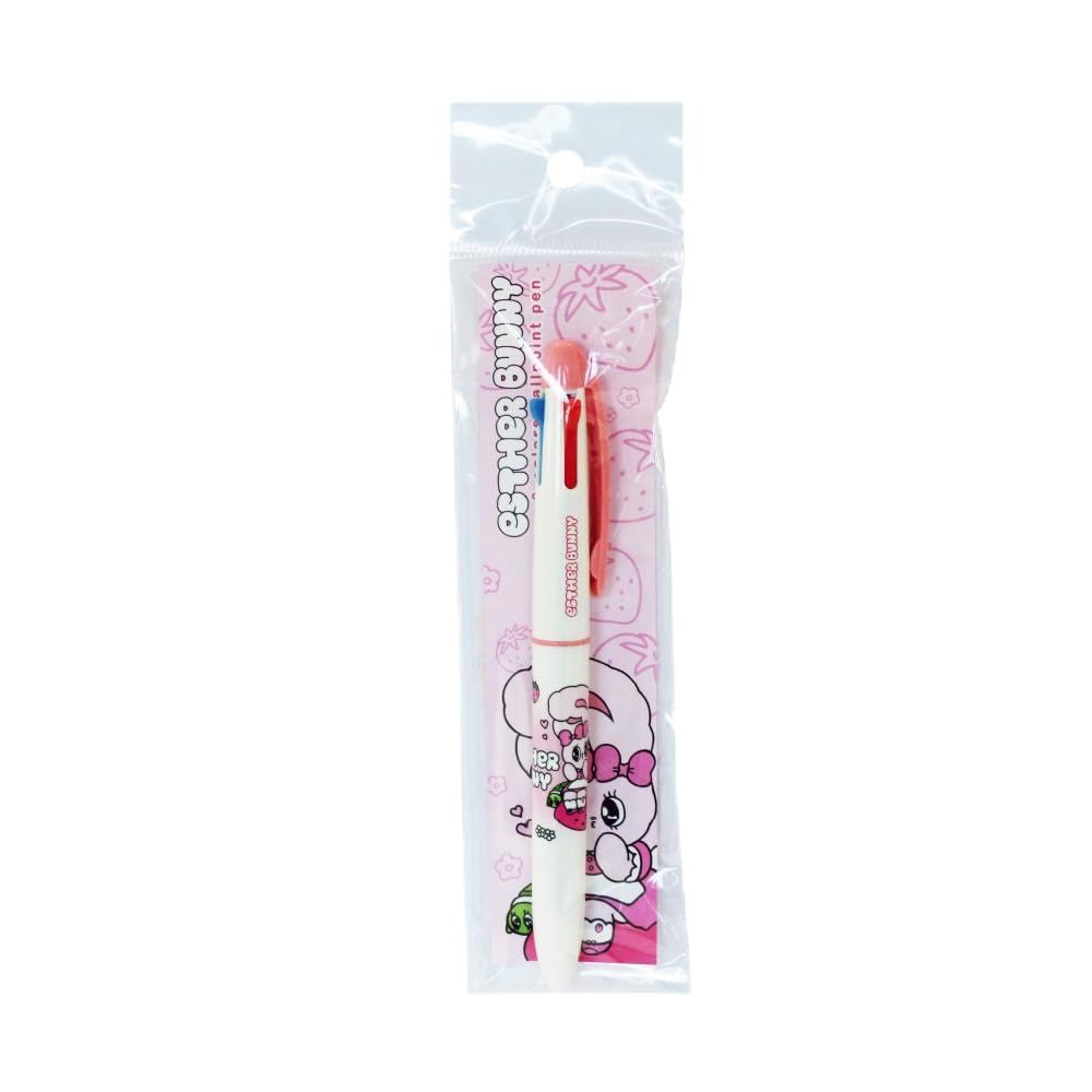 Esther Bunny ぬいぐるみ付きボールペン 全3種 合計30本セット Amazon | エポックケミカル 多色ボールペン エスターバニー 3色