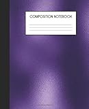  Composition Notebook: Wide Ruled Notebook  Indigo Blue Sage Green  Lined Journal  100 Pages  7.5 x 9.25\