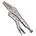 6.5â€ (165mm) Long Nose Straight Locking Pliers Mole Grips With Ribbed Handles
