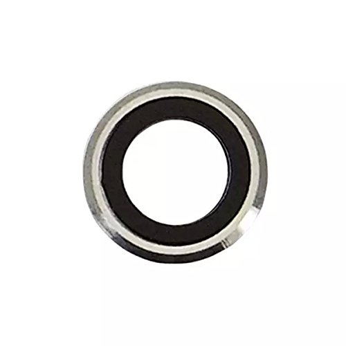 Goliton lentille de la caméra de Dos/caméra arrière Cadre de la lentille de Verre pièce de Rechange pour iPhone 6 4.7 Pouces-argenté