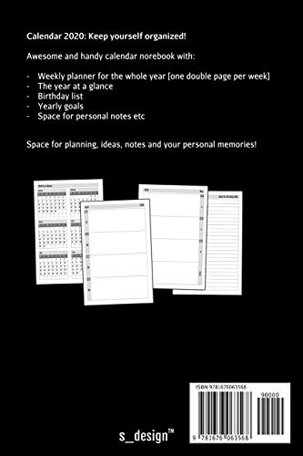 Calendar 2020 for Interior Designers / Interior Designer: Weekly Planner / Diary / Journal for the whole year. Space for Notes, Journal Writing, Event Planning, Quotes and Memories image 4