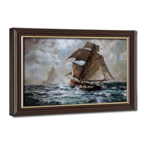 Tableau Night Suspect by Montague Dawson toile marine 50x75 cm