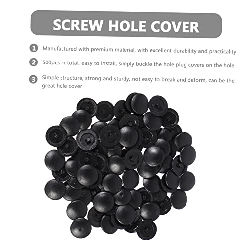 Veemoon 2500 Pçs Tampas De Plástico Modernas Botões Tampas Domésticas Rosca Phillips Prateleira Botã