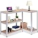 Giantex 4 Pieces Shelving Rack Storage Shelf Steel Garage Utility Rack 5-Shelf Adjustable Shelves Heavy Duty Display Stand for Books, Kitchenware, Tools Bolt-Free Assembly 36