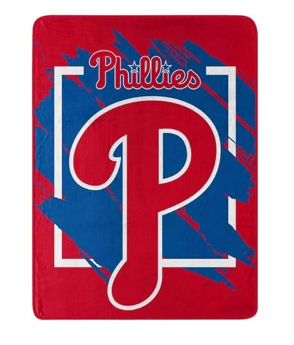 The Northwest Company 1MLB/05905/0022/RET: Micro Raschel Throw Dimensional - Phillies