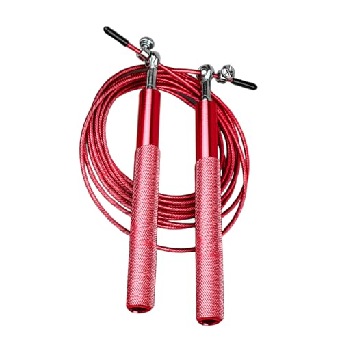 ZWTPGKRD Mango de aleación de aluminio, cuerda de saltar telescópica, ajustable, ejercicio de fitness para entrenamiento de resistencia, mango de aleación de aluminio antideslizante, cuerda de saltar