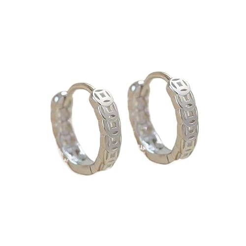 Copper coin earrings light luxury high sense niche design temperament elegant retro fashion stud (Copper coin earrings)