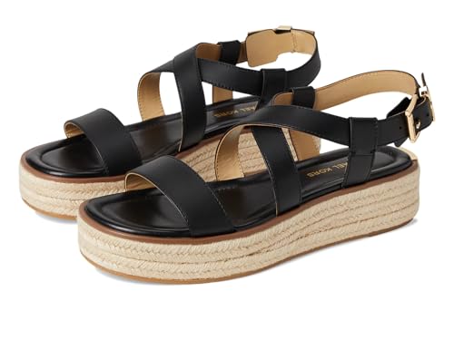 Michael Kors Women's Lynn Espadrille Sandal, Black, 8
