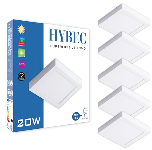 CLAR: Downlight LED Superficie 20W Cuadrado