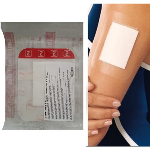 Kit 5 Curativos Resistente A Água Para Machucados Cortes Feridas Cirúrgicas Queimaduras - 8cm X 10cm