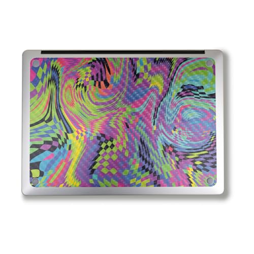 Image of Carbon Fiber Laptop Skin Compatible with Alienware M18 R2 (2024) - Dancefloor Trip - Premium 3M Vinyl Protective Wrap Decal Cover - Easy to Apply | Crafted in The USA by MightySkins