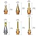 Full Size Hot Glue Gun, 150 Watts with 6 Copper Nozzles Temperature Adjustable Craft Repair Tool Professional Melting Glue Gun DIY Thermo Tool Include 5Pcs Highly Viscous Glue Sticks Luxury Set