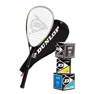 Dunlop Biotec TI Squash Racket GRN Deluxe