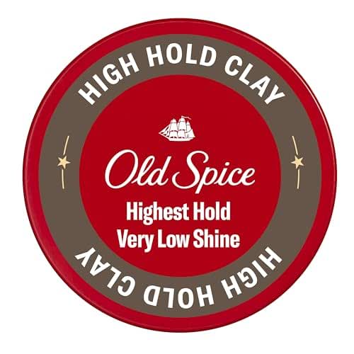 Old Spice High Hold Hair Styling Clay for Men, High