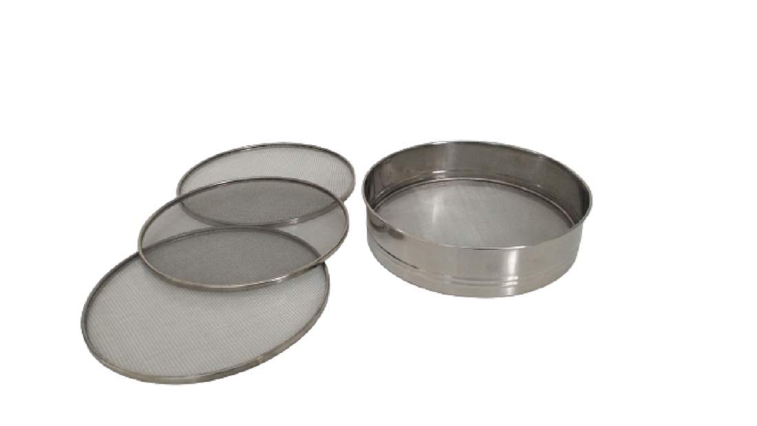STEELSHINE Stainless Steel Atta Chalni,Flour Chalni,Interchangeable SIEVES, Strainer with 4 Jali