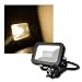 Produktbild LED-Fluter SlimLine "CTF-SL10B" schwarz, 10W, IP44, 760 Lumen, 3000K, warmweiß