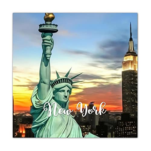 Pancarte en bois New York cadeau ideal pour fan de d&eacute;coration USA