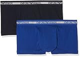 Stretch-Baumwolle. Emporio Armani Underwear Herren 111210 Shorts, Mehrfarbig (Marine/Mazarine 55035), Small