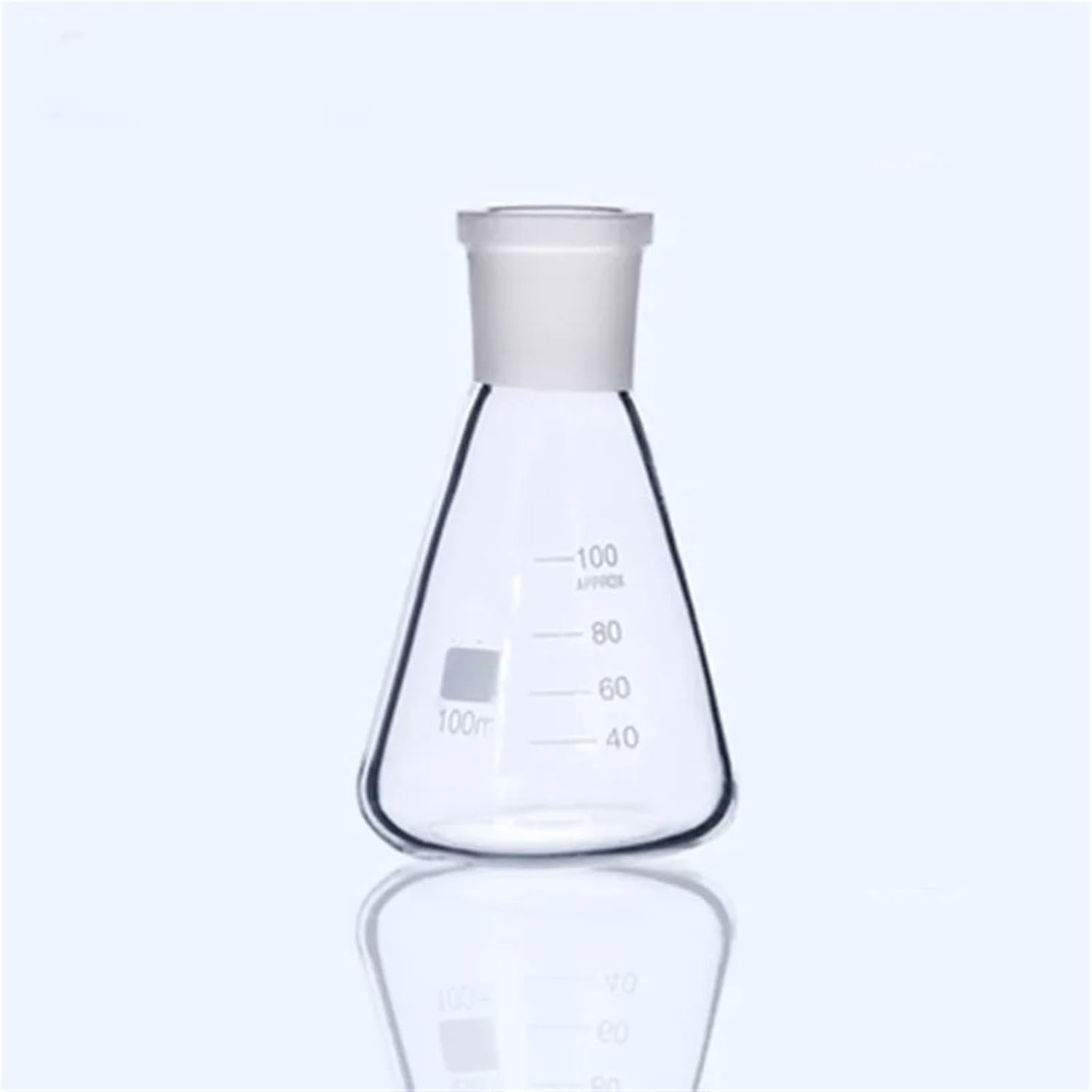 100ml 24/29 High Borosilicate 3.3 Glass Erlenmeyer Flask,Conical Vessel Laboratory Glassware Supplies