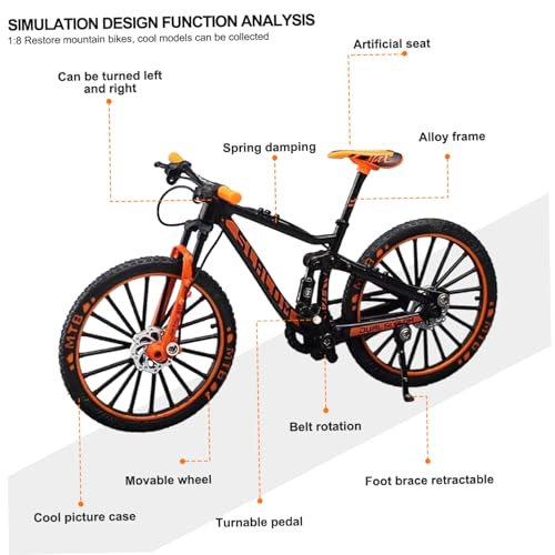 Bicicleta de dedo de carreras coleccionable como regalo original para hogar 2