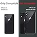 TORU CX PRO II for iPhone Xs/iPhone X Case Wallet | Protective Shockproof Heavy Duty Cover with Hidden Card Holder & Card Slot |Wrist Strap, Lightning Adapter Mirror Included - Black