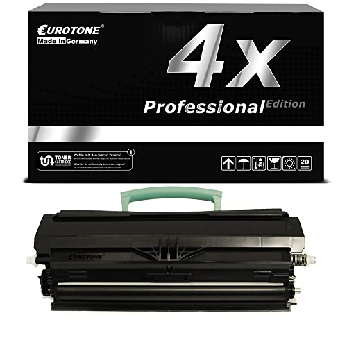 Toner Lexmark E460 Noir EuroPro compatible avec cartouche 00E460X11E pour imprimante de bureau