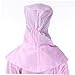 FUNOMOCYA 2pcs Anti-Static Striped Working Shawl Hat Pink, Protective Headgear for Industrial Work, Dust-Resistant Safety Cap for Women