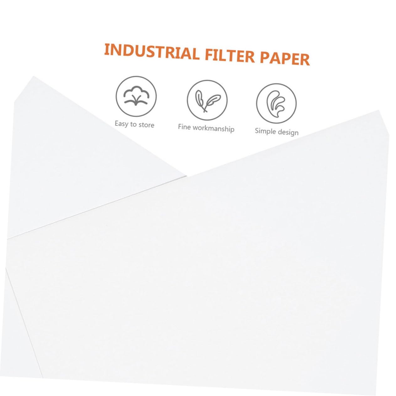 60sheets Qualitative Filter Papers Medium Slow Speed Absorbent Laboratory Tools for Experiments Versatile Filter Paper for Lab Use