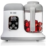 CUBS Smart Touch Screen Baby Food Maker. Easy Multi Functional Steamer, Processor And Puree Blender. Auto Cooking & Grinding. Baby Food Processor Machine
